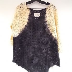 We The Free Sundance Tie Dye Perforated Tee S